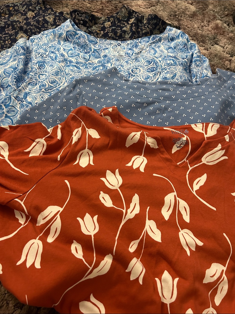 100% Cotton Croft & Barrow shirts